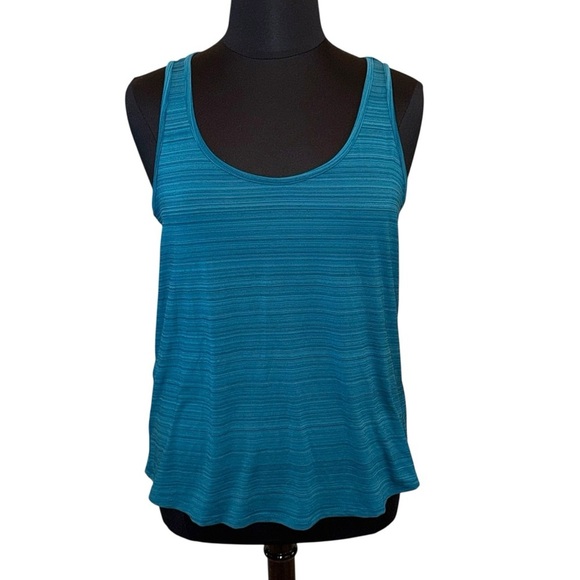 EDDIE BAUER Women's Trail Light Draped-Back Tank Top - Dark Teal XL - Picture 2 of 15